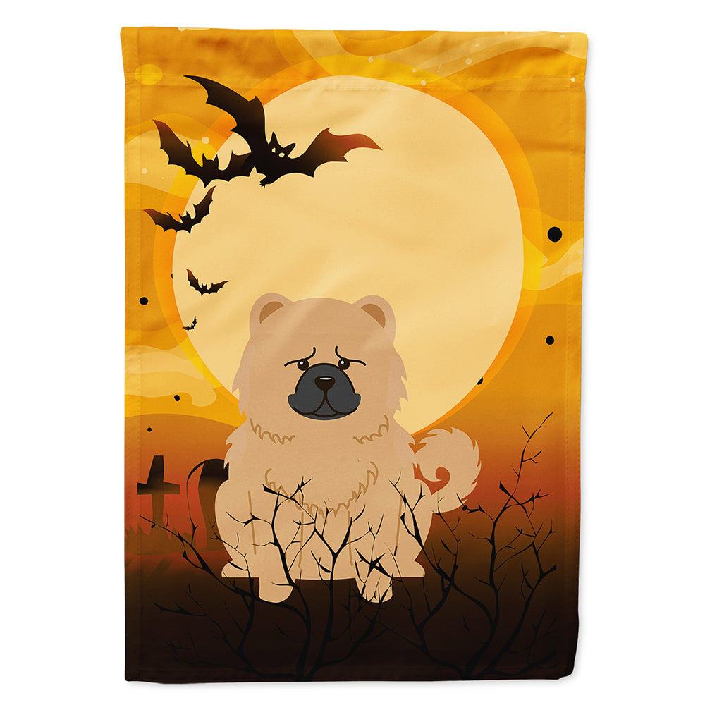 Halloween Chow Chow Cream Flag Canvas House Size BB4410CHF  the-store.com.