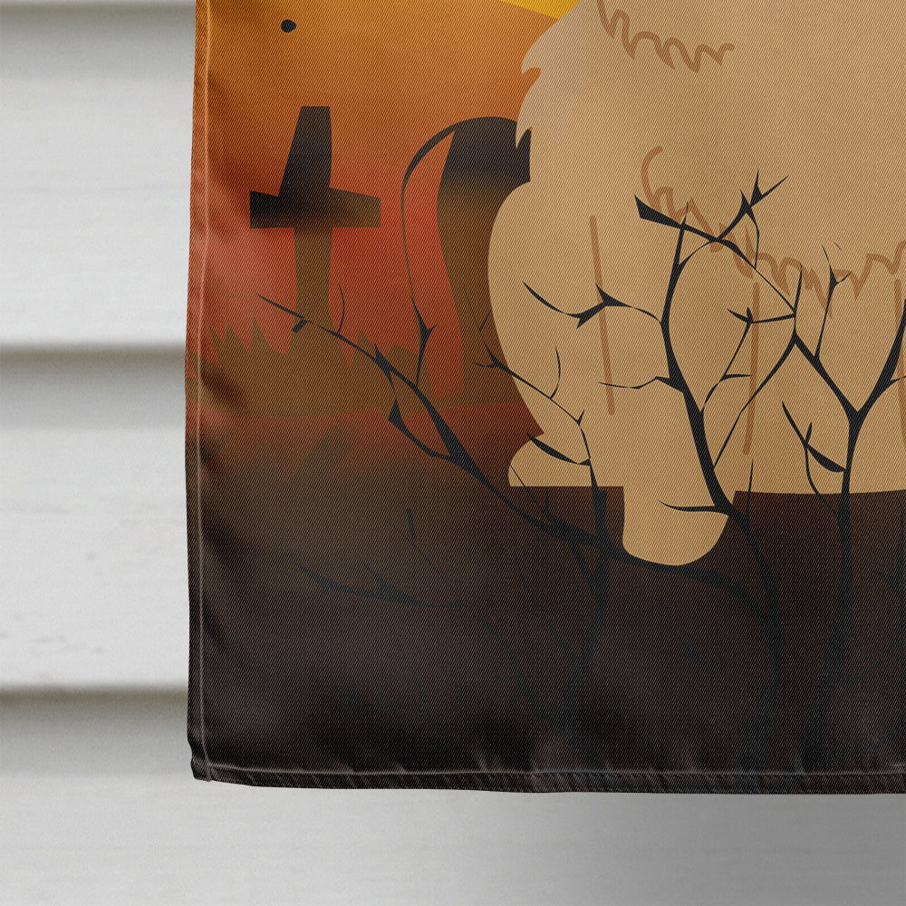 Halloween Chow Chow Cream Flag Canvas House Size BB4410CHF  the-store.com.