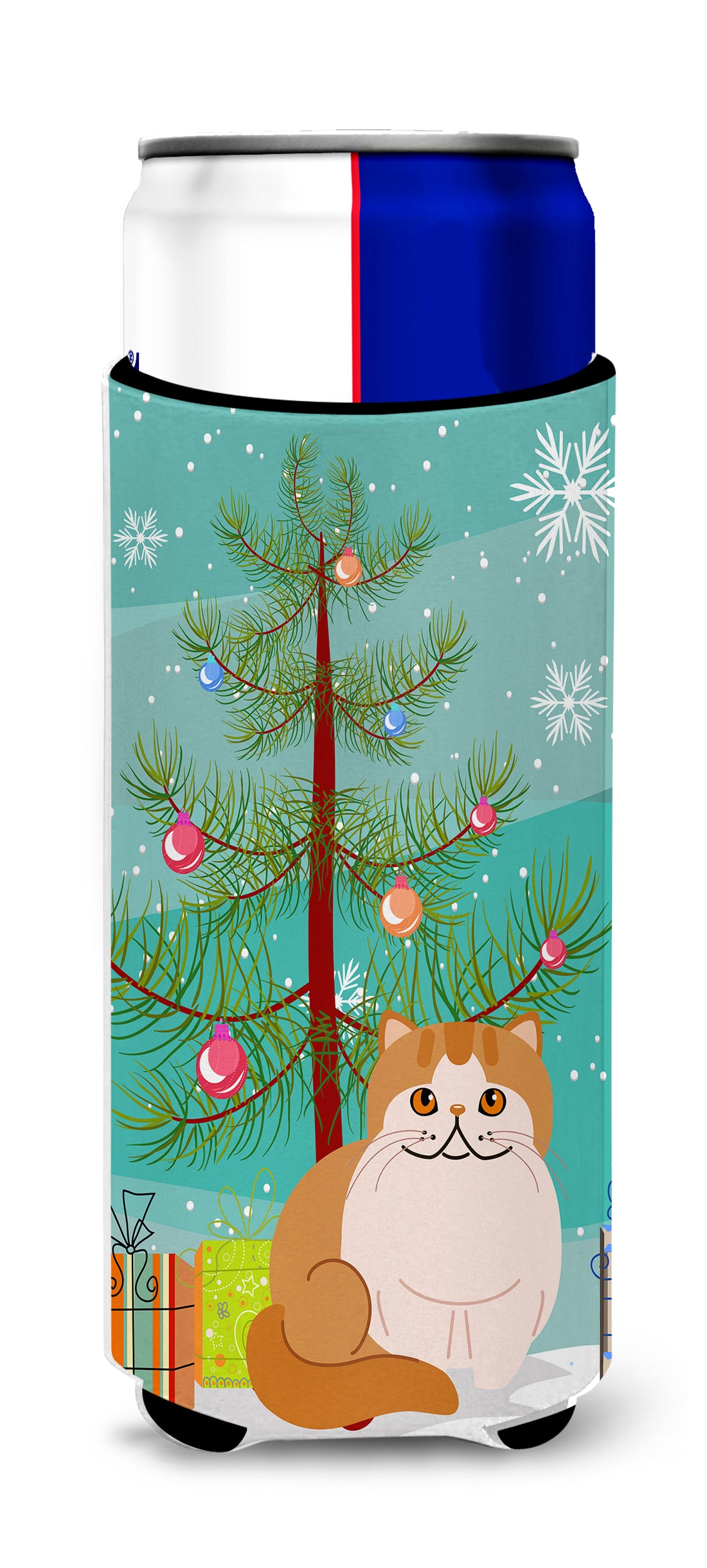 Exotic Shorthair Cat Merry Christmas Tree  Ultra Hugger for slim cans BB4419MUK