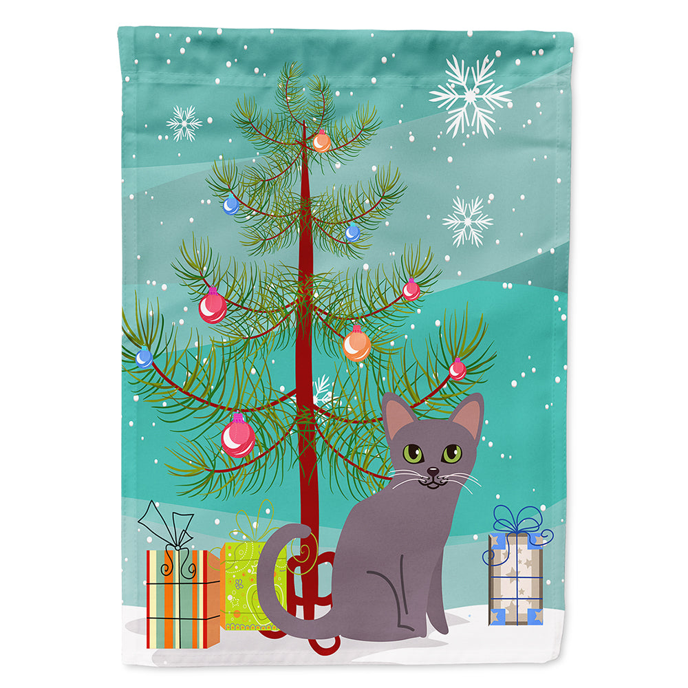 Korat Cat Merry Christmas Tree Drapeau Toile Maison Taille BB4422CHF