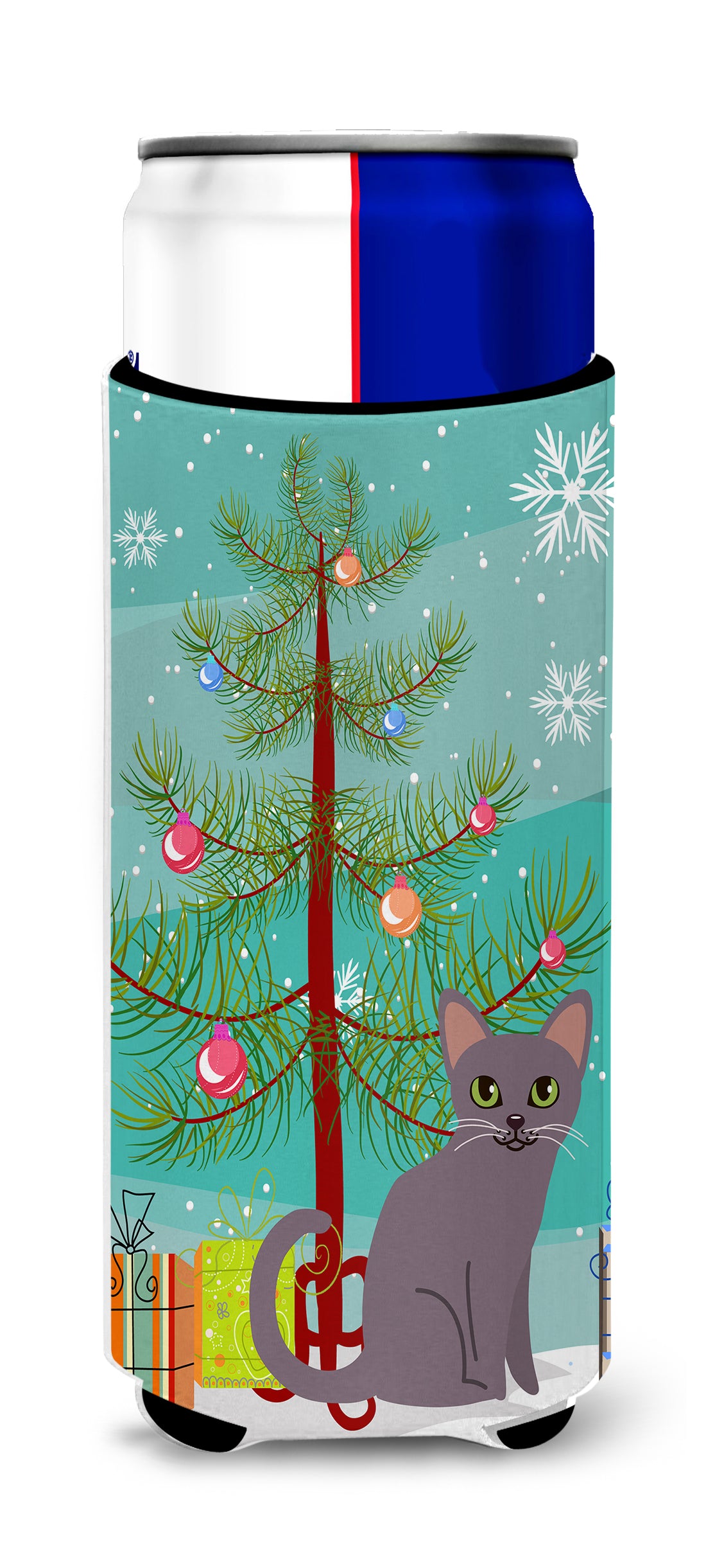 Korat Cat Merry Christmas Tree  Ultra Hugger for slim cans BB4422MUK  the-store.com.