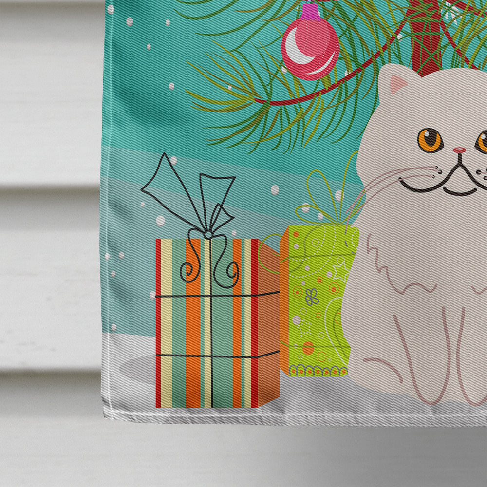 Persian Cat Merry Christmas Tree Flag Canvas House Size BB4425CHF