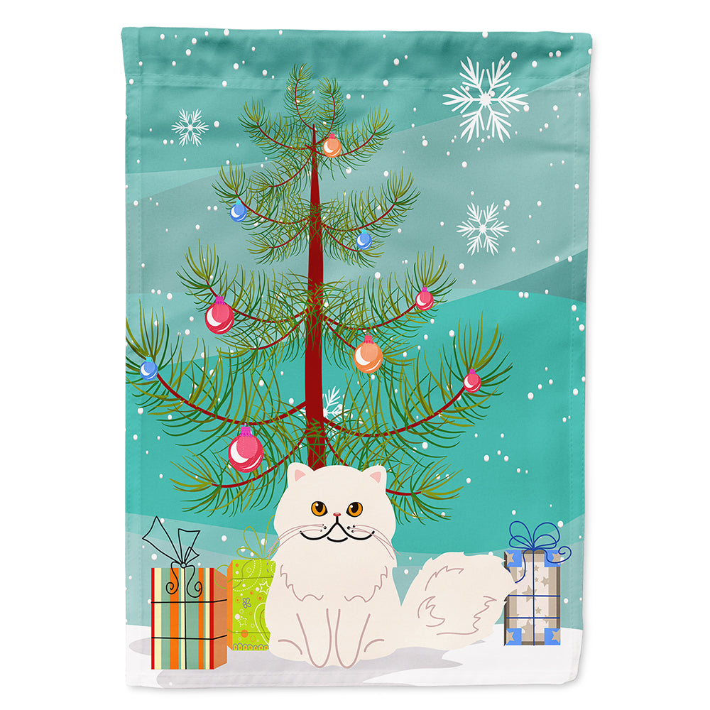 Persian Cat Merry Christmas Tree Flag Canvas House Size BB4425CHF