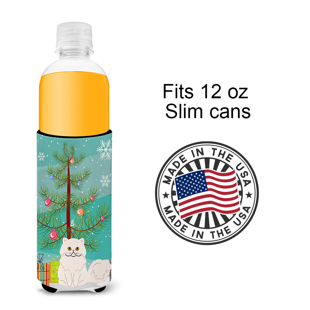 Persian Cat Merry Christmas Tree  Ultra Hugger for slim cans BB4425MUK