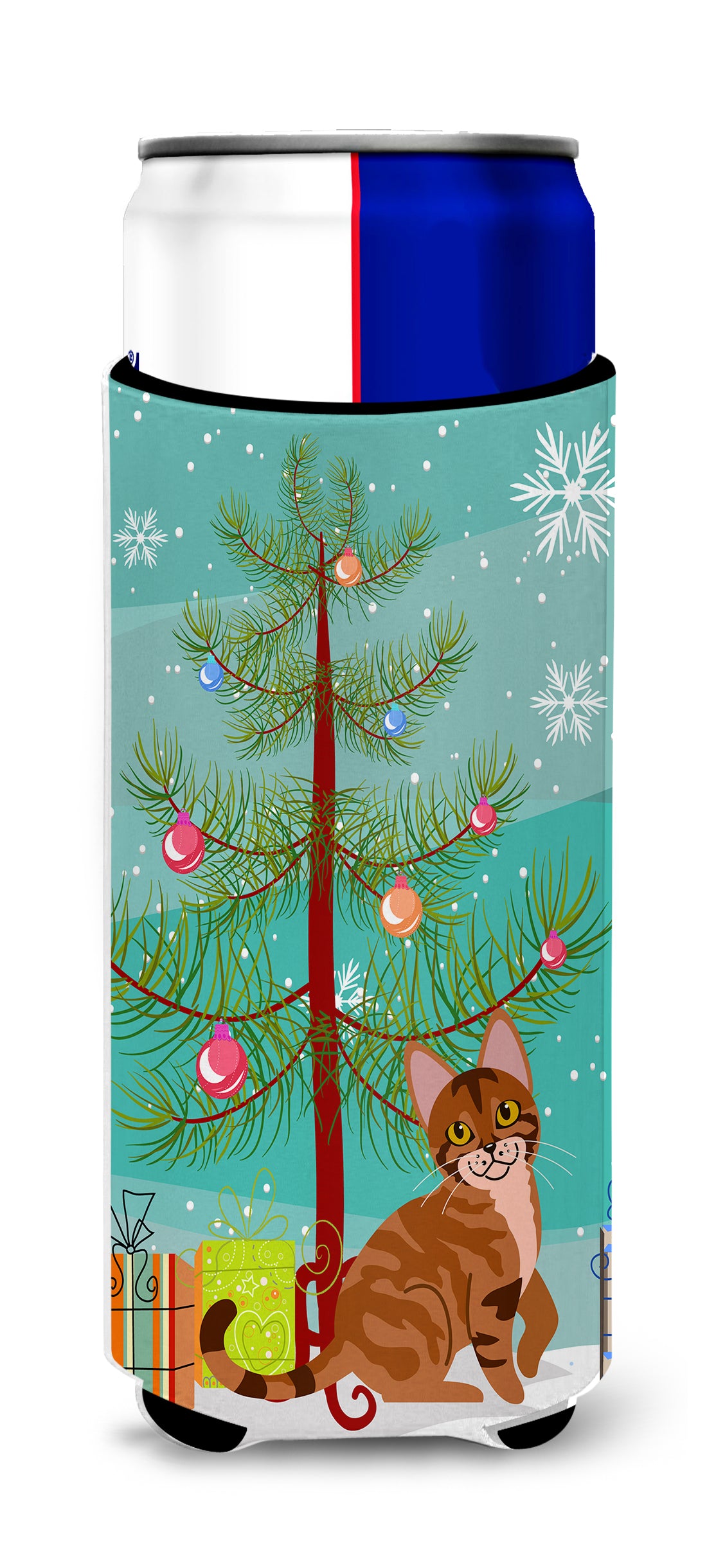 Sokoke Cat Merry Christmas Tree  Ultra Hugger for slim cans BB4431MUK