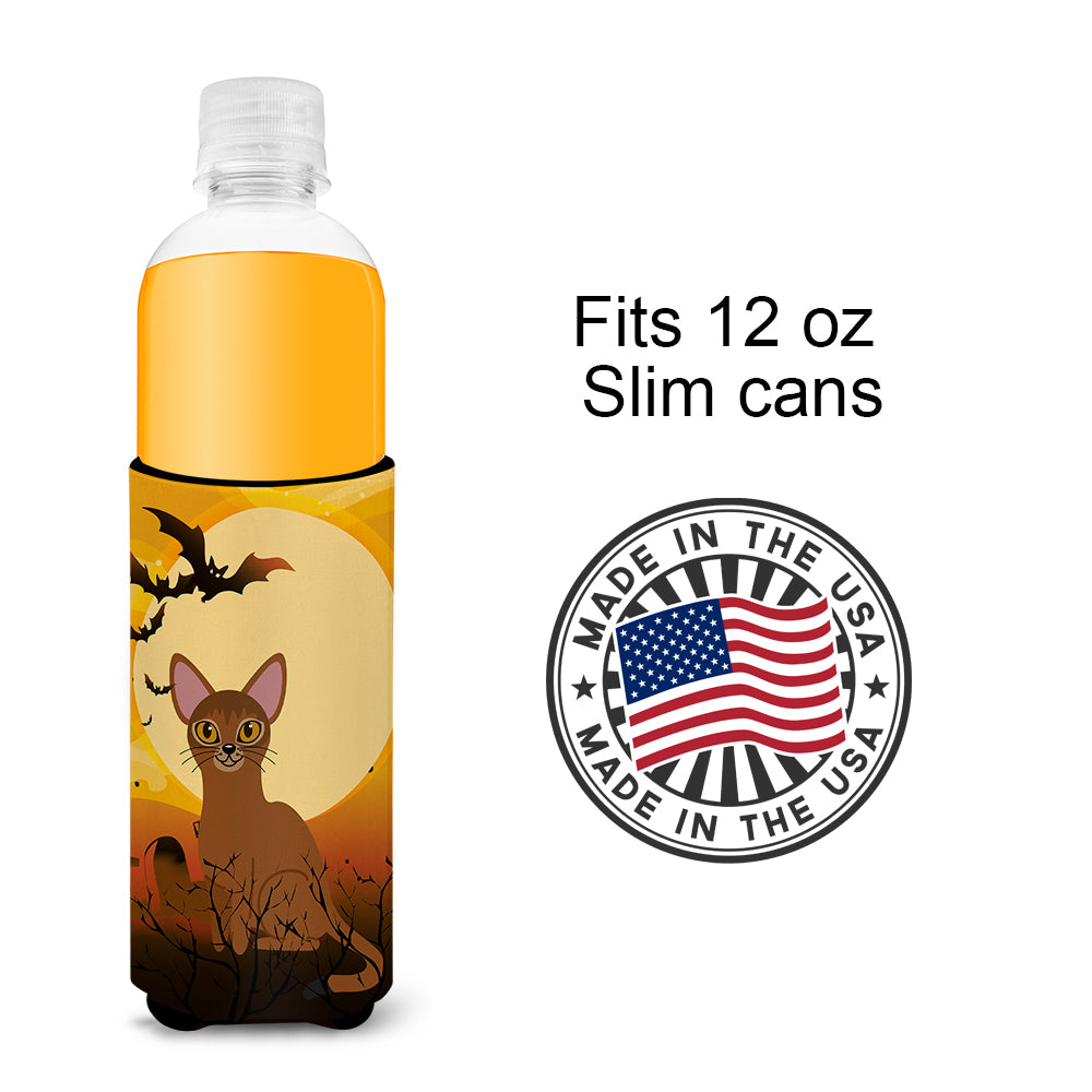 Halloween Abyssinian Cat  Ultra Hugger for slim cans BB4436MUK  the-store.com.