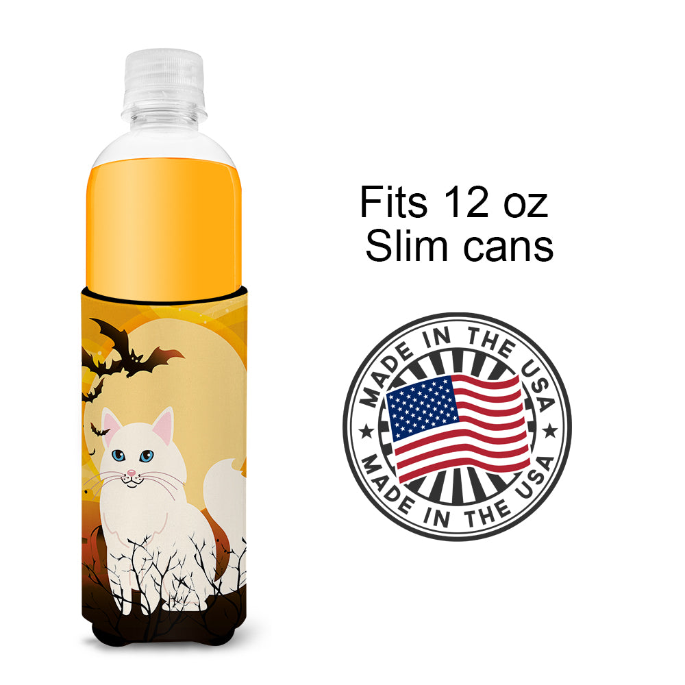 Halloween Turkish Angora Cat  Ultra Hugger for slim cans BB4438MUK