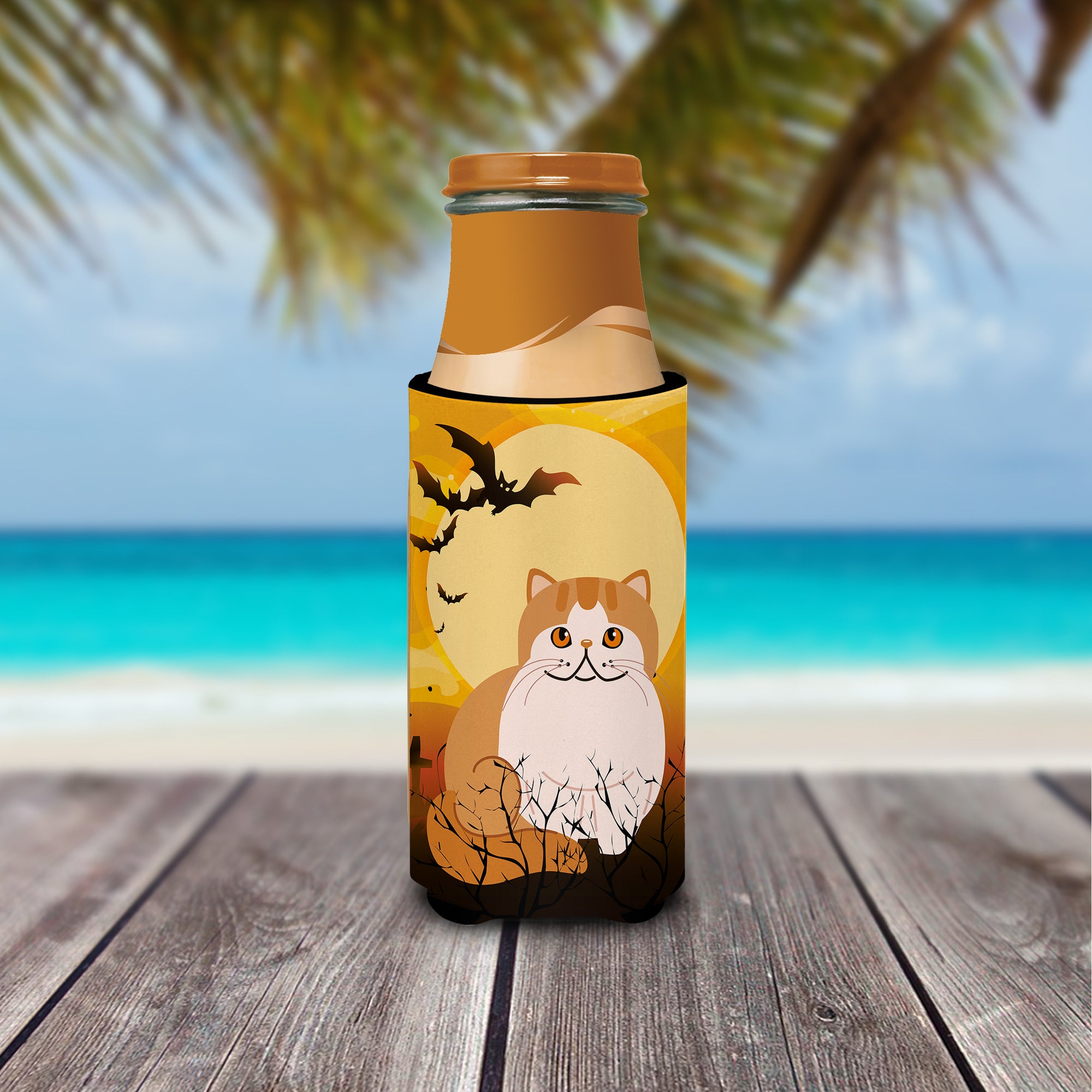 Halloween Exotic Shorthair Cat  Ultra Hugger for slim cans BB4444MUK