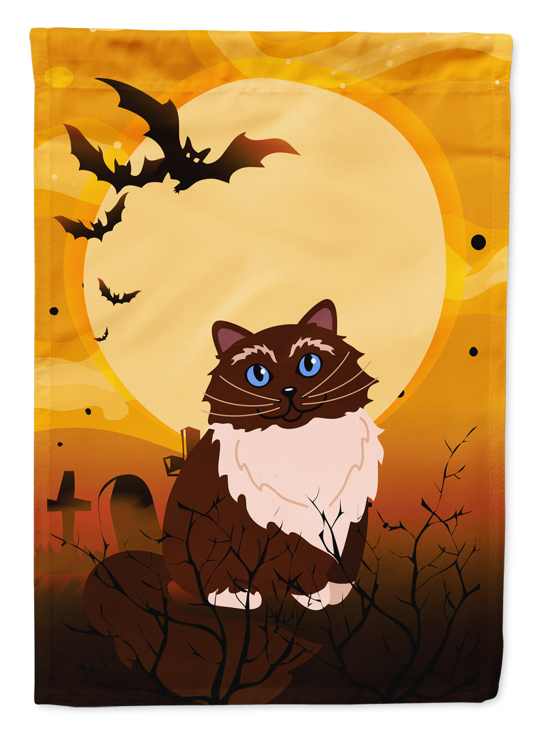 Halloween Himalayan Cat Flag Canvas House Size BB4446CHF
