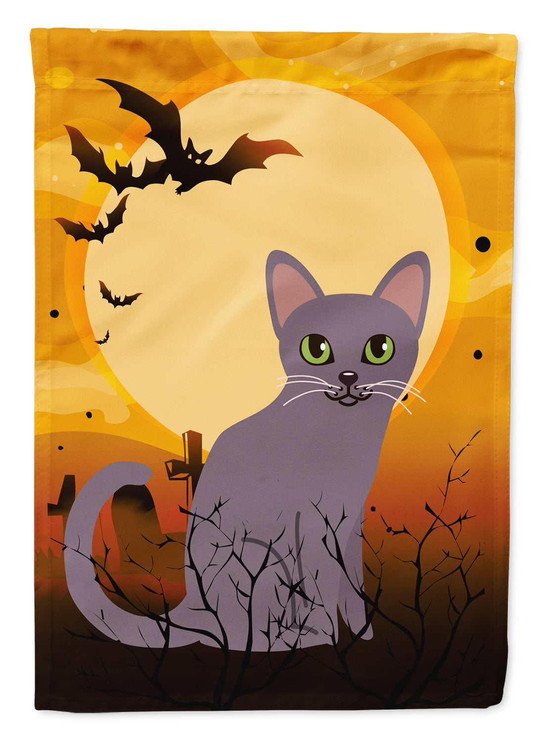 Halloween Korat Cat Flag Canvas House Size BB4447CHF