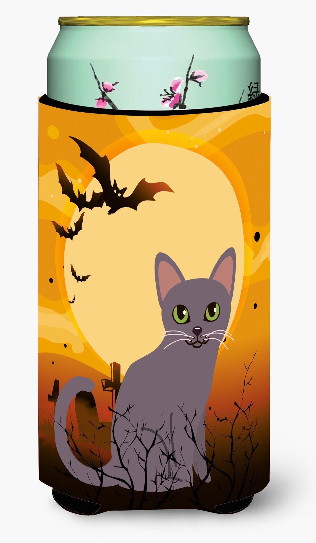 Halloween Korat Cat Tall Boy Beverage Insulator Hugger BB4447TBC by Caroline&#39;s Treasures
