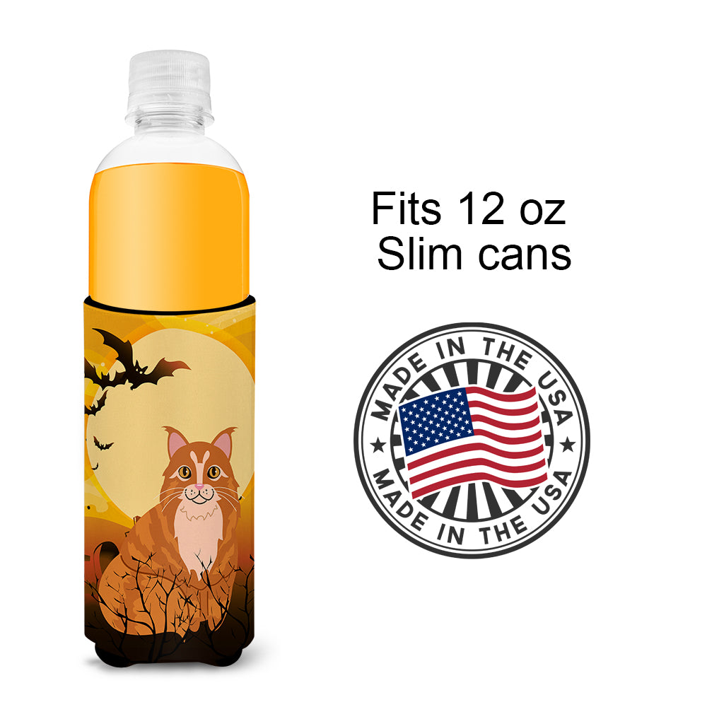 Halloween Maine Coon Cat  Ultra Hugger for slim cans BB4448MUK