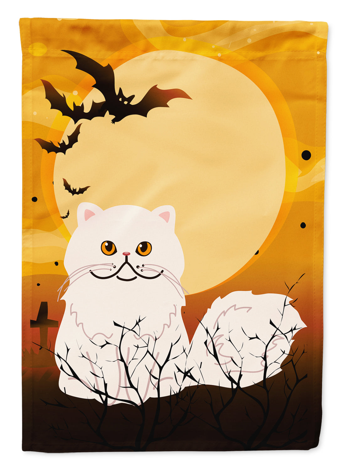 Halloween Persian Cat Flag Canvas House Size BB4450CHF