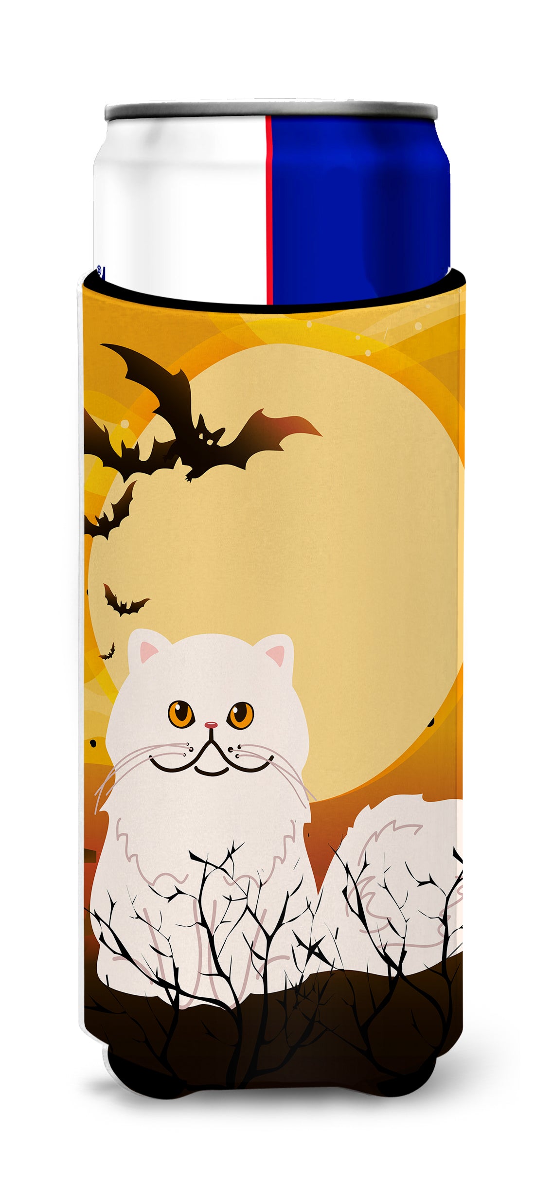 Halloween Persian Cat  Ultra Hugger for slim cans BB4450MUK  the-store.com.
