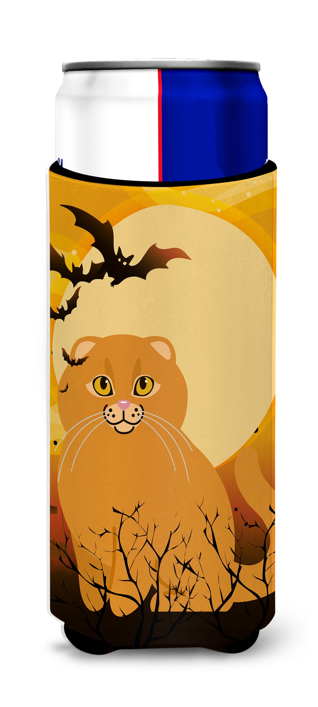 Halloween Scottish Fold Cat  Ultra Hugger for slim cans BB4453MUK  the-store.com.