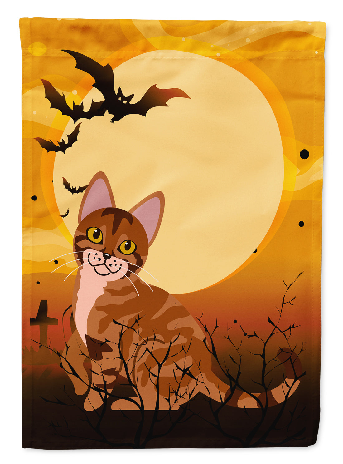 Halloween Sokoke Cat Flag Canvas House Size BB4456CHF