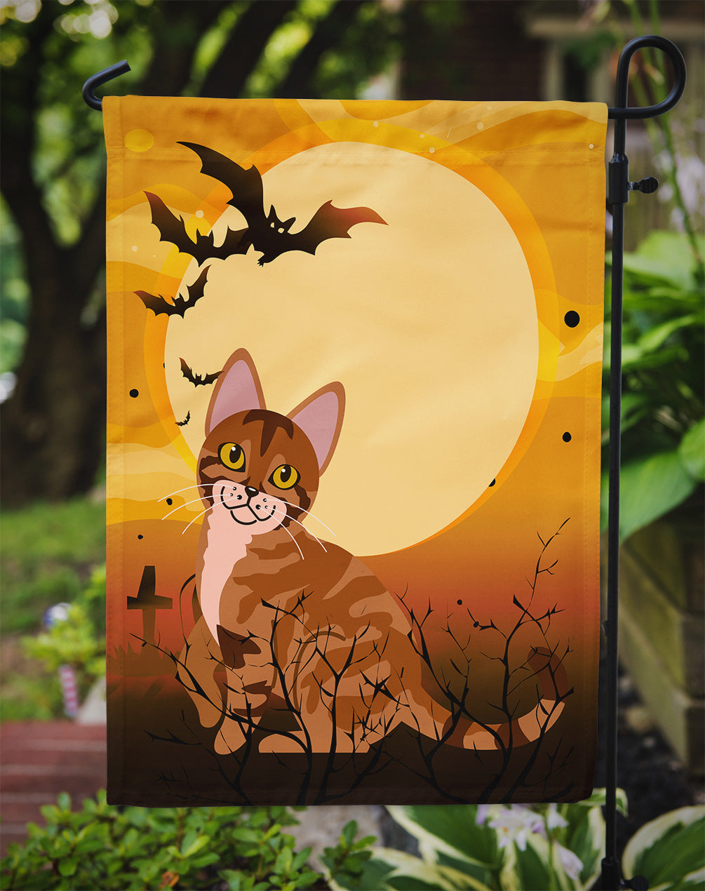 Halloween Sokoke Cat Flag Garden Size BB4456GF
