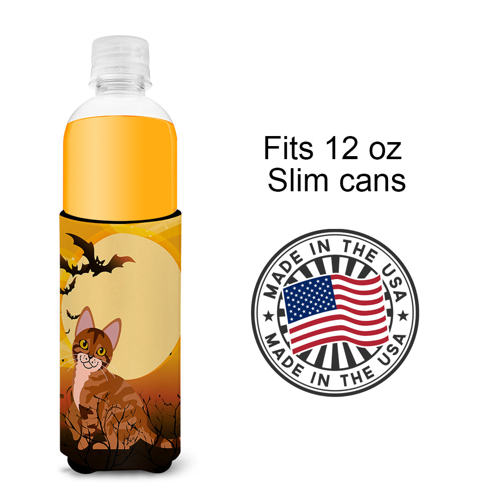 Halloween Sokoke Cat  Ultra Hugger for slim cans BB4456MUK  the-store.com.