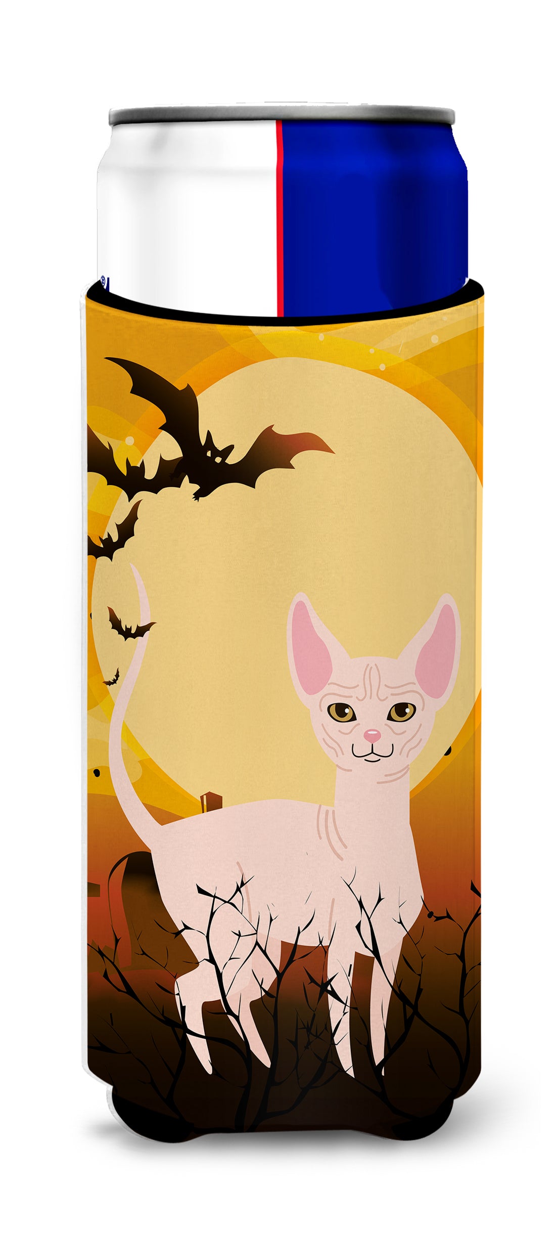 Halloween Sphynx Cat  Ultra Hugger for slim cans BB4457MUK  the-store.com.