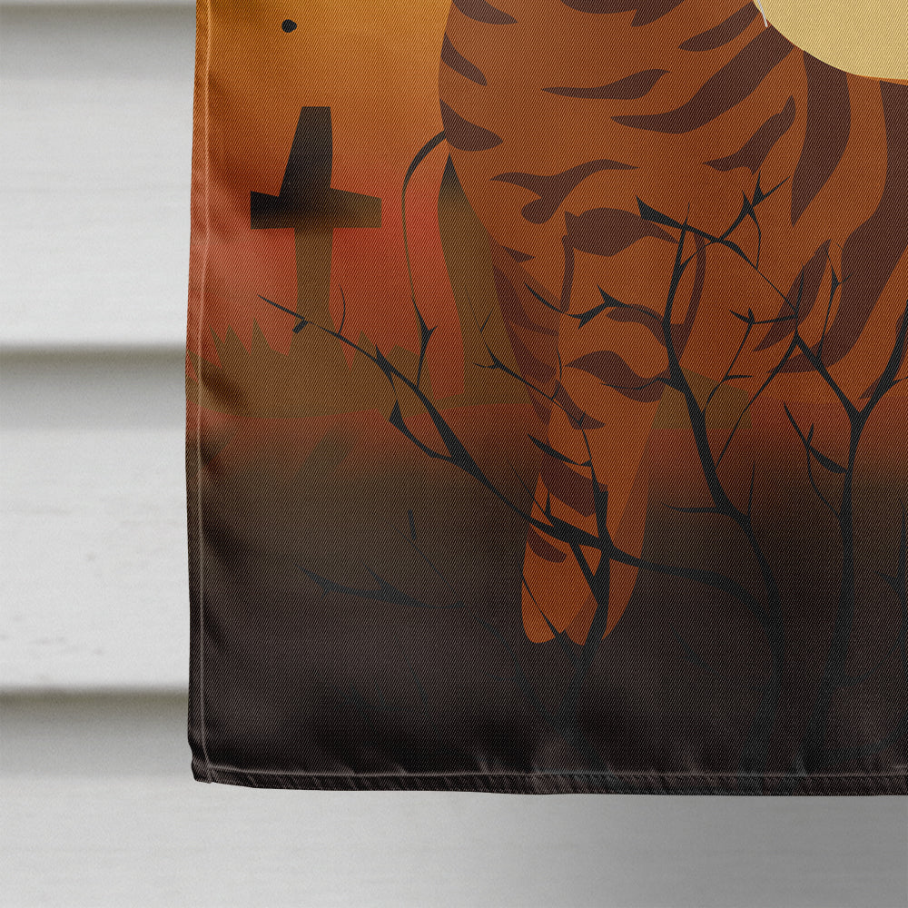Halloween Toyger Cat Flag Canvas House Size BB4459CHF  the-store.com.