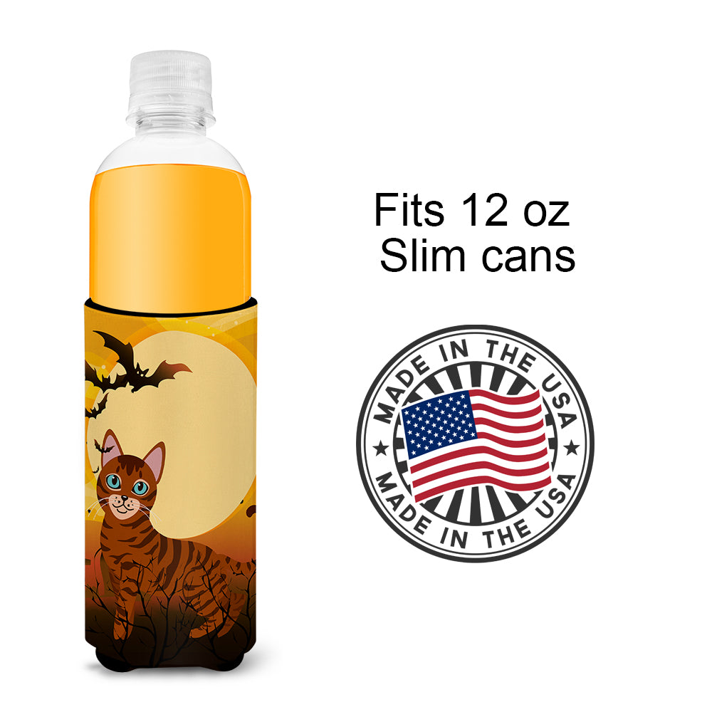 Halloween Toyger Cat  Ultra Hugger for slim cans BB4459MUK  the-store.com.