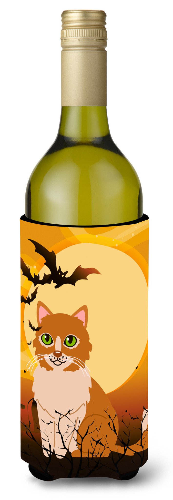 Halloween Ural Rex Cat Wine Bottle Beverge Insulator Hugger BB4460LITERK by Caroline&#39;s Treasures