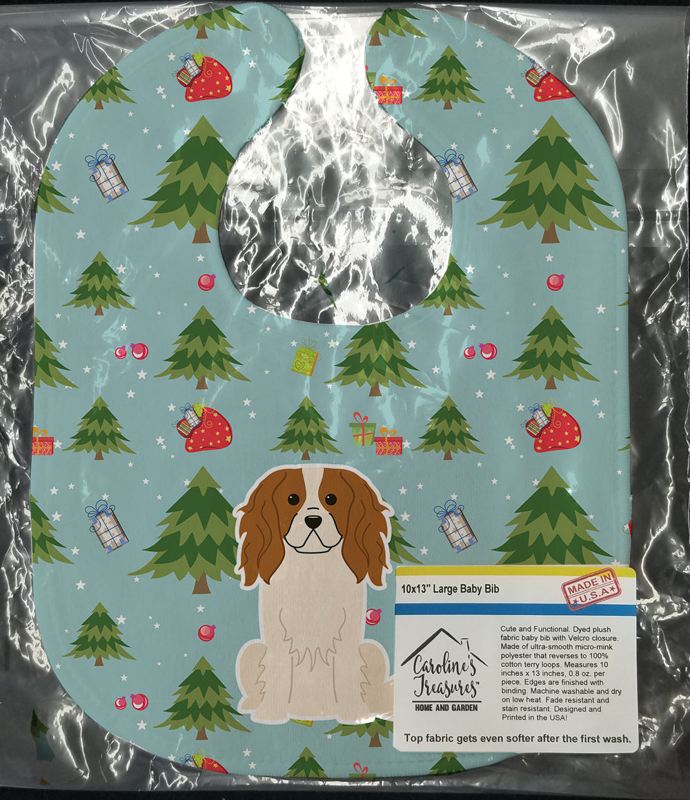 Christmas Cavalier Spaniel Baby Bib BB4718BIB - the-store.com