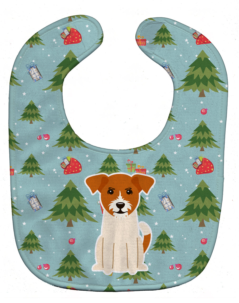Christmas Jack Russell Terrier Baby Bib BB4768BIB - the-store.com