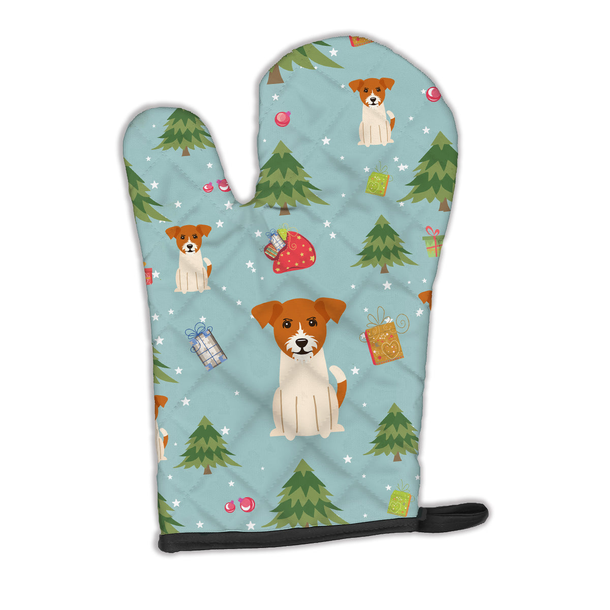 Christmas Jack Russell Terrier Oven Mitt BB4768OVMT