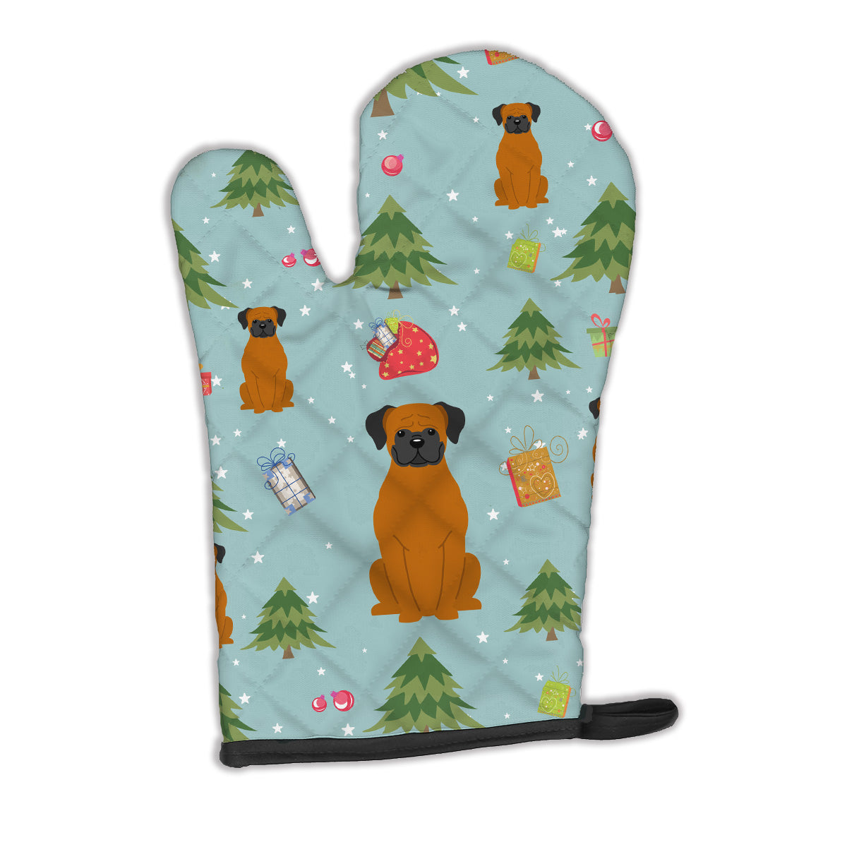 Christmas Fawn Boxer Oven Mitt BB4775OVMT  the-store.com.