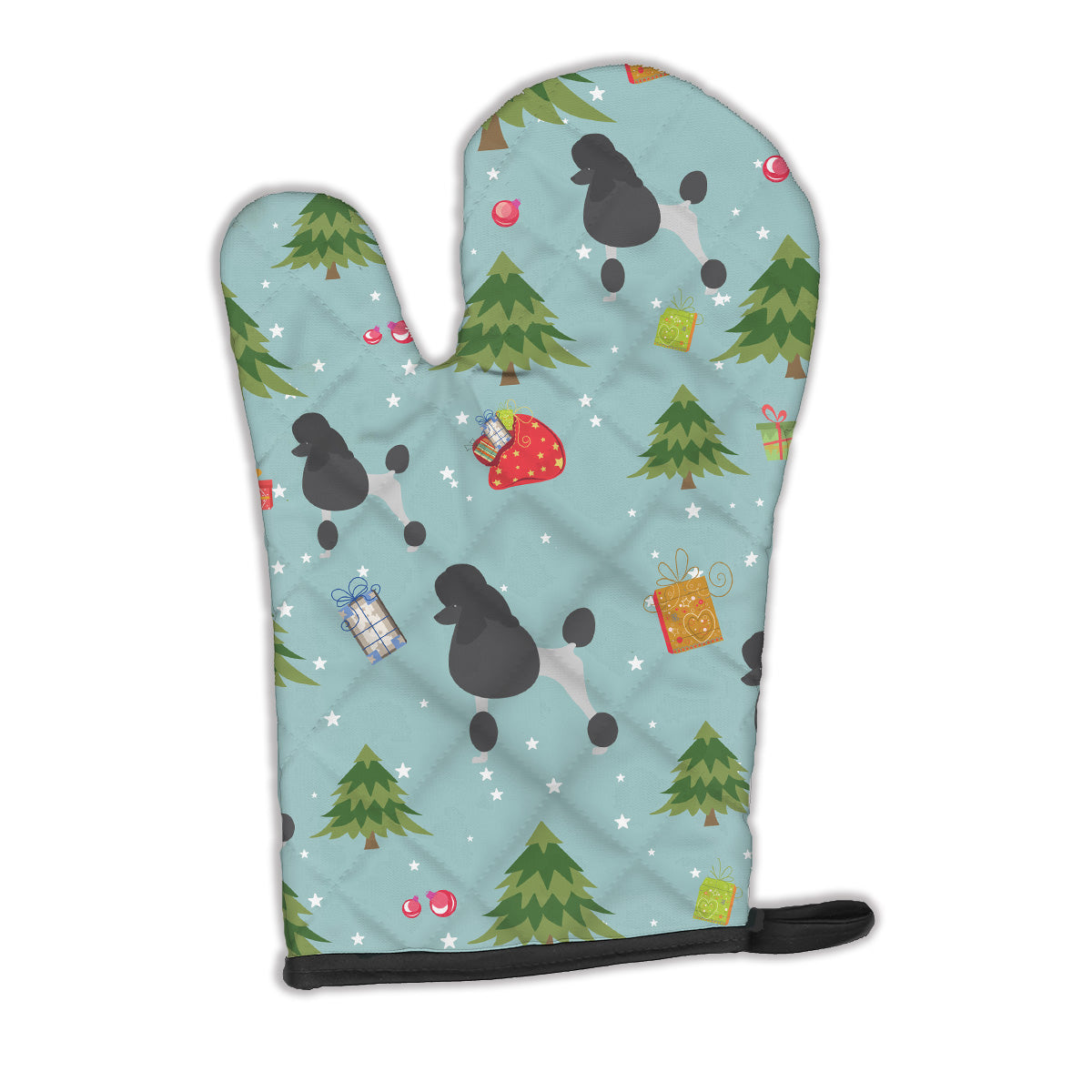 Christmas Poodle Oven Mitt BB4863OVMT
