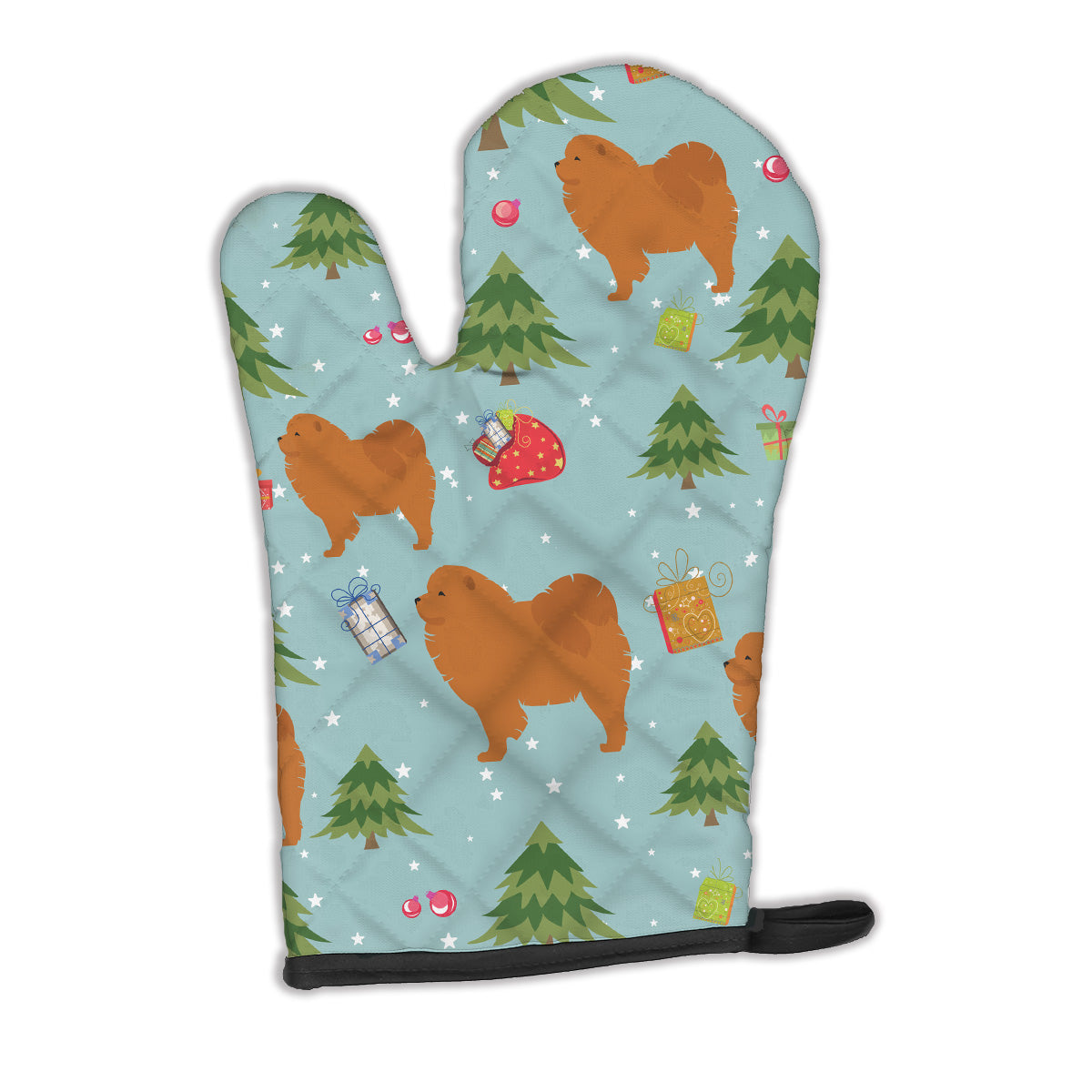 Christmas Chow Chow Oven Mitt BB4875OVMT  the-store.com.