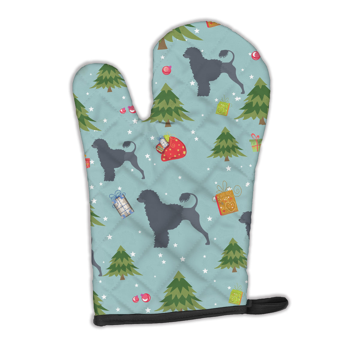 Christmas Portuguese Water Dog Oven Mitt BB4892OVMT  the-store.com.