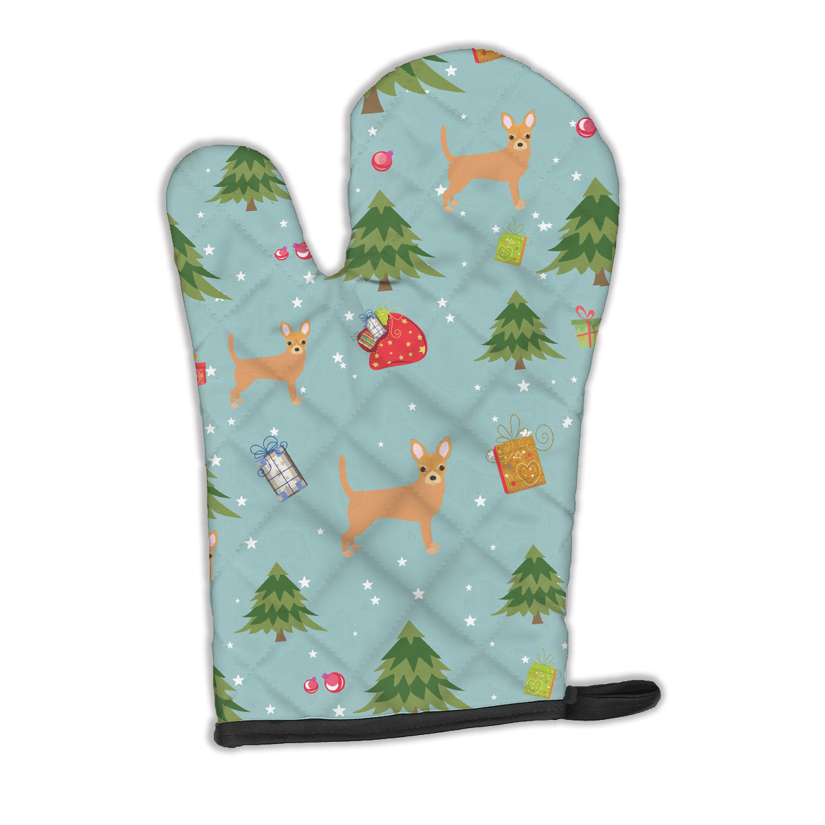 Christmas Red Chihuahua Oven Mitt BB4934OVMT  the-store.com.