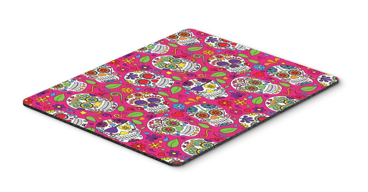 Day of the Dead Pink Mouse Pad, Hot Pad or Trivet BB5115MP by Caroline&#39;s Treasures