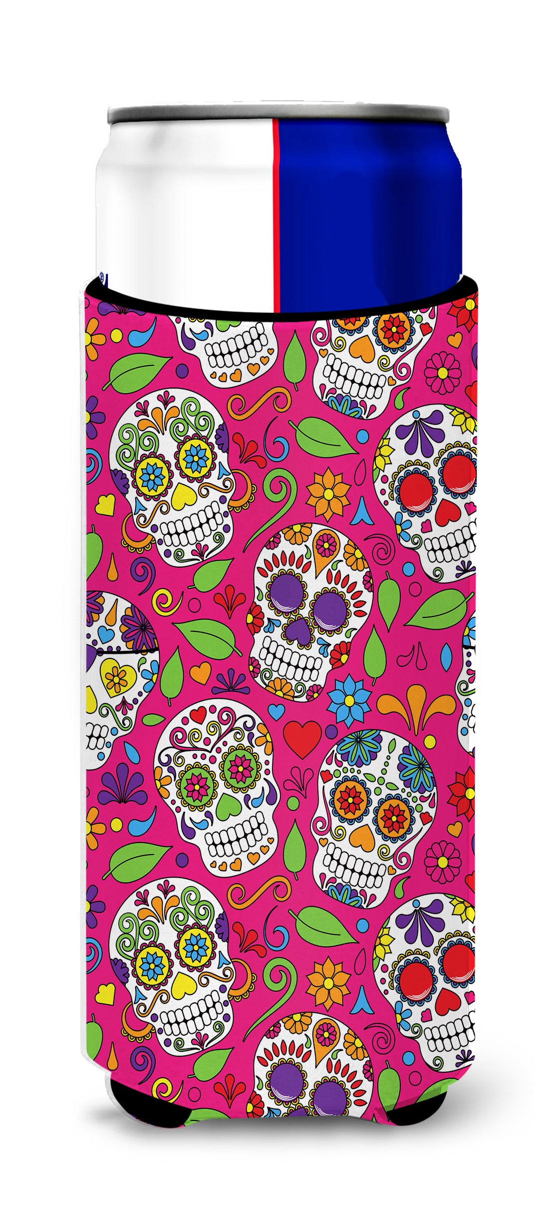 Day of the Dead Pink  Ultra Hugger for slim cans BB5115MUK  the-store.com.