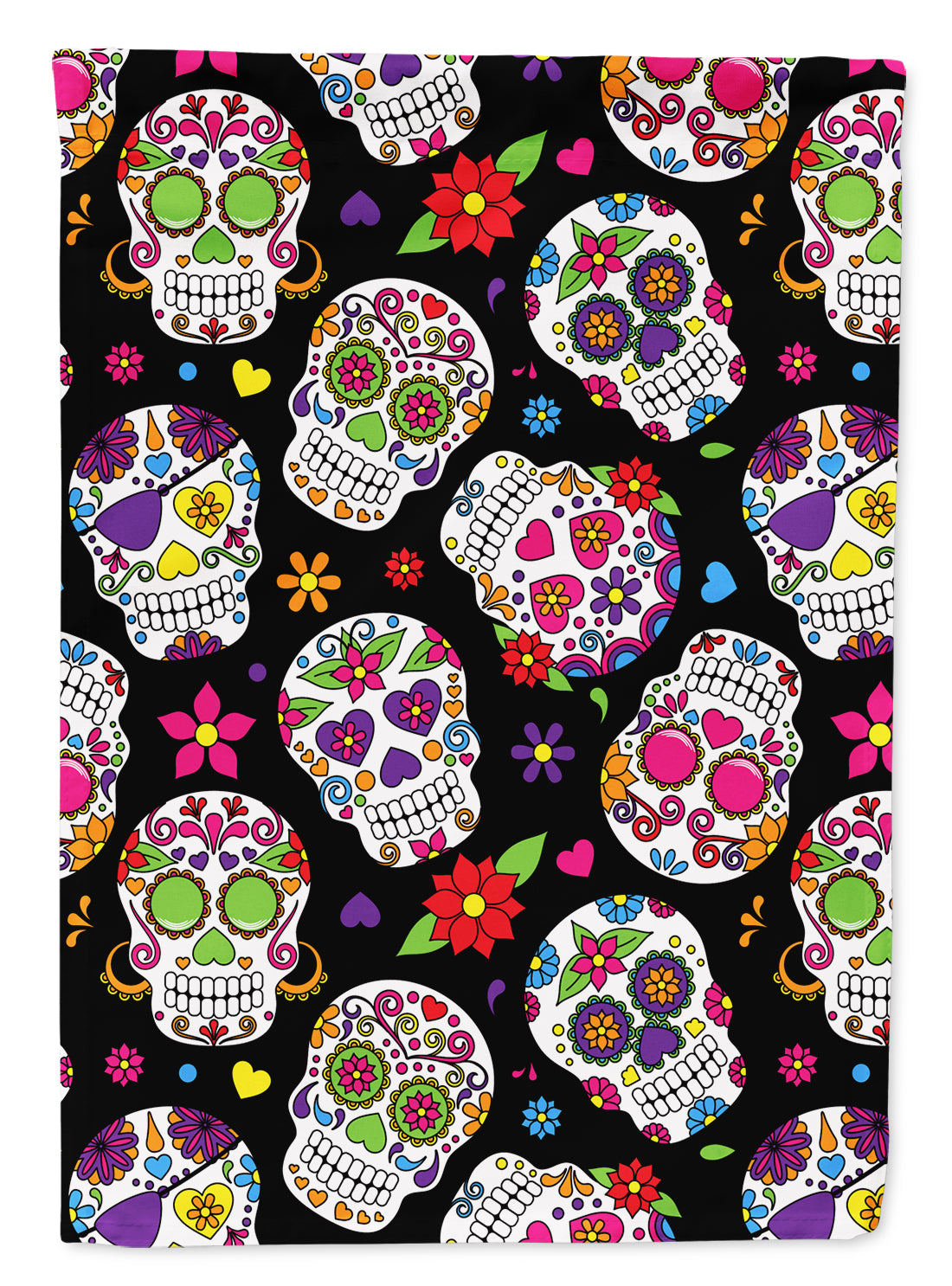 Day of the Dead Black Flag Garden Size BB5116GF  the-store.com.