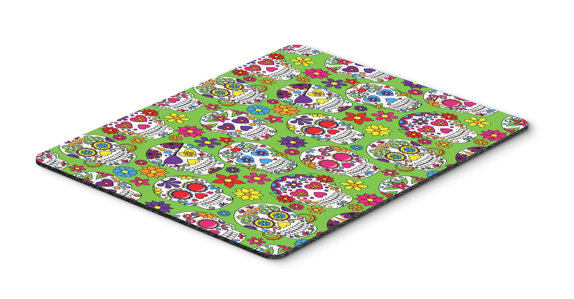 Day of the Dead Green Mouse Pad, Hot Pad or Trivet BB5117MP by Caroline's Treasures