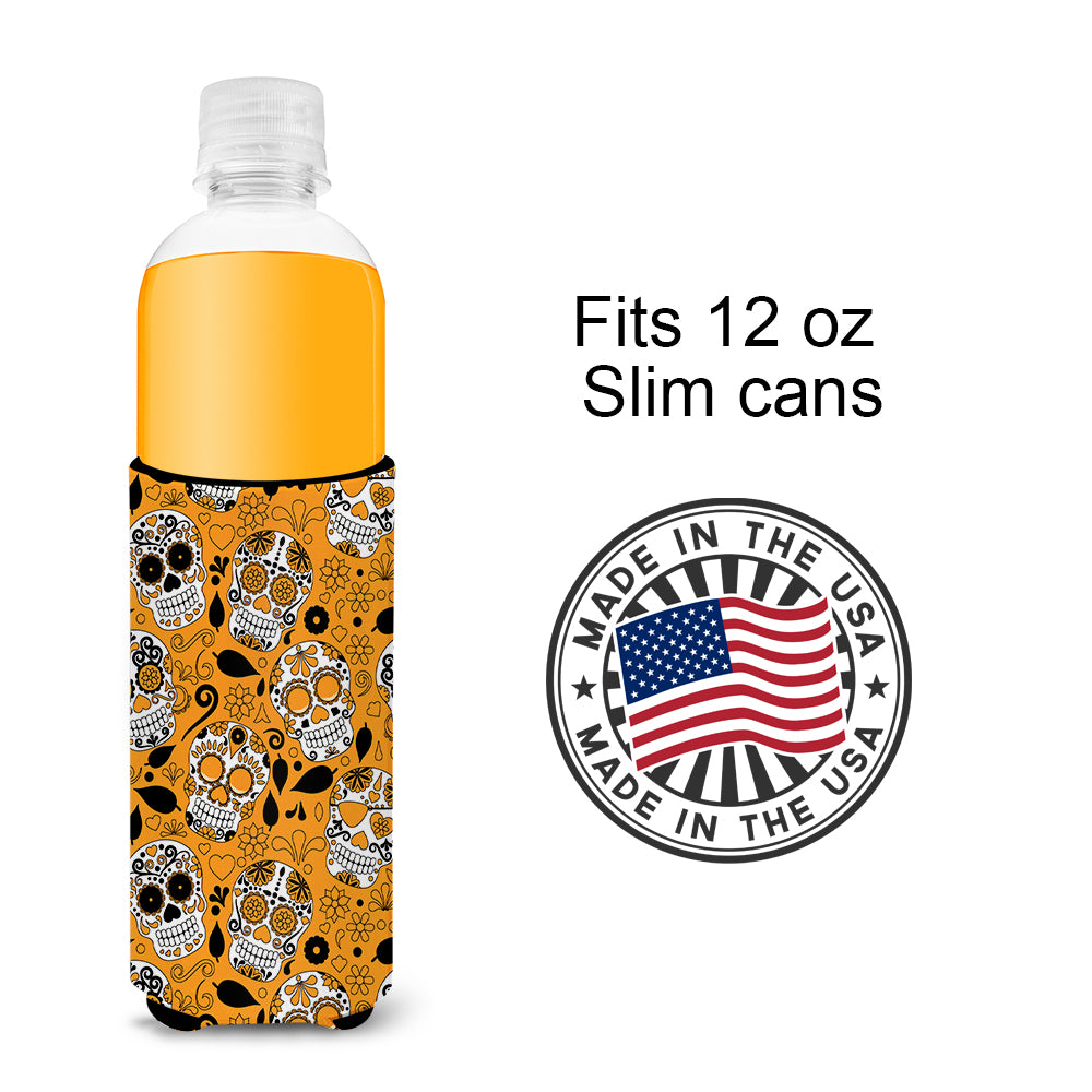 Day of the Dead Orange  Ultra Hugger for slim cans BB5118MUK