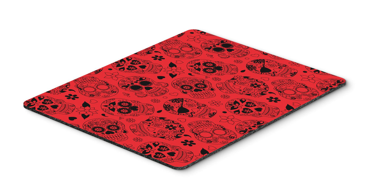 Day of the Dead Orange Mouse Pad, Hot Pad or Trivet BB5119MP by Caroline&#39;s Treasures