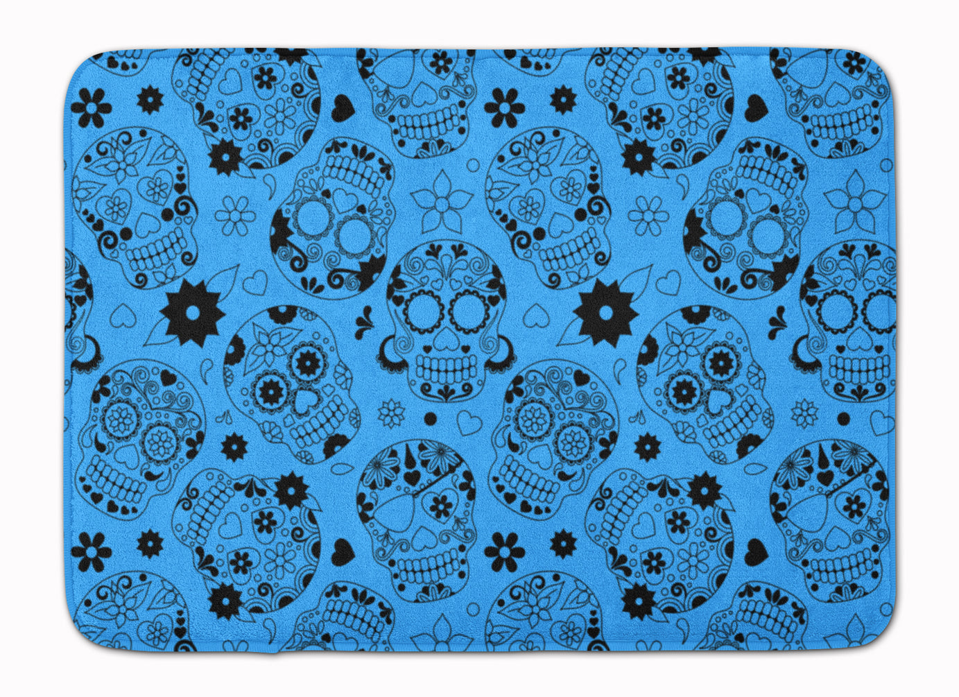 Day of the Dead Red Machine Washable Memory Foam Mat BB5120RUG - the-store.com