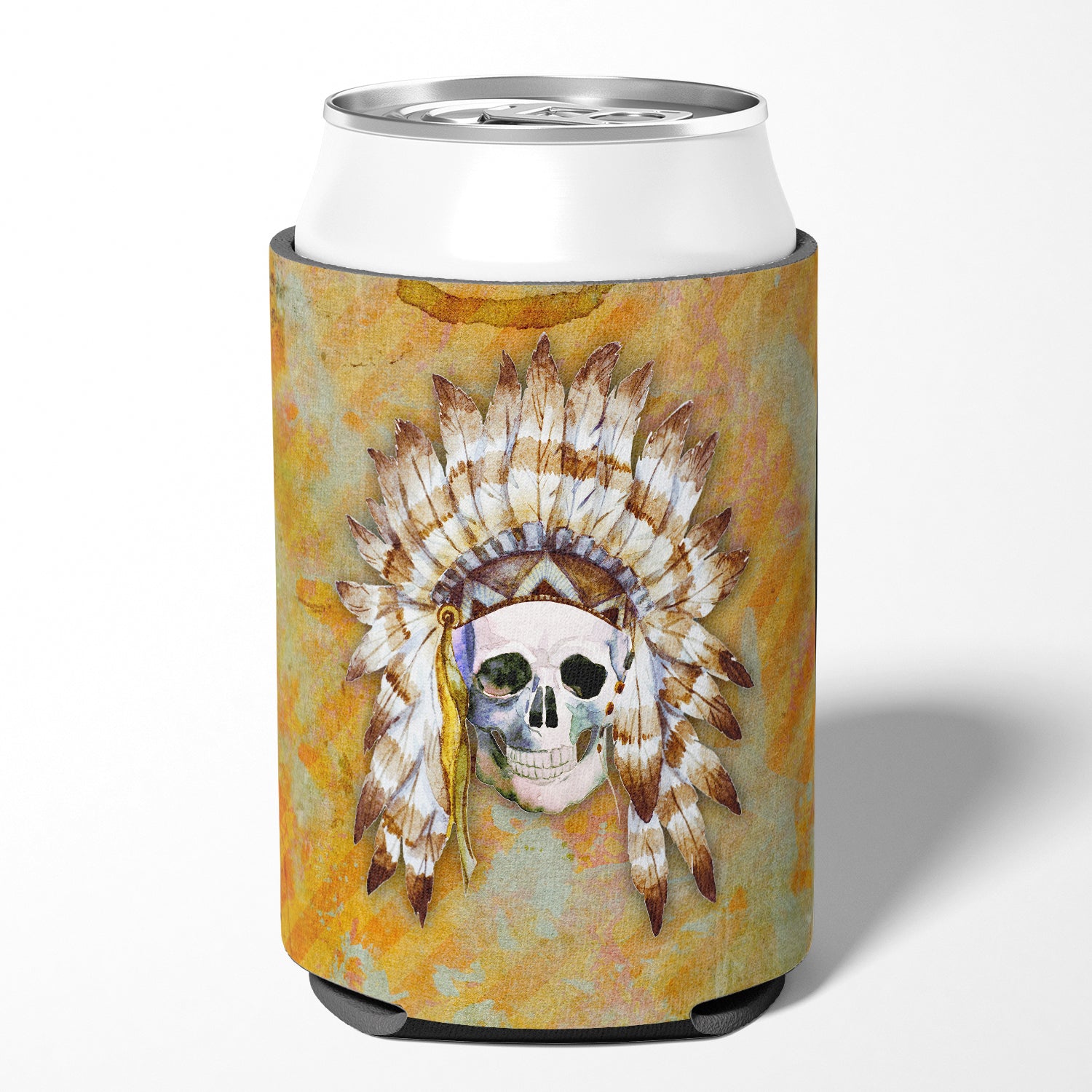Day of the Dead Indian Skull Can or Bottle Hugger BB5121CC  the-store.com.