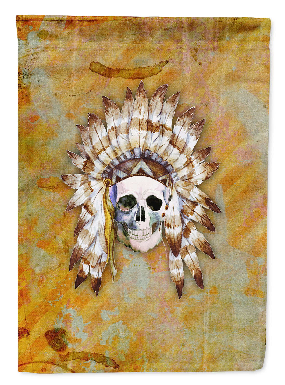 Day of the Dead Indian Skull Flag Garden Size BB5121GF  the-store.com.