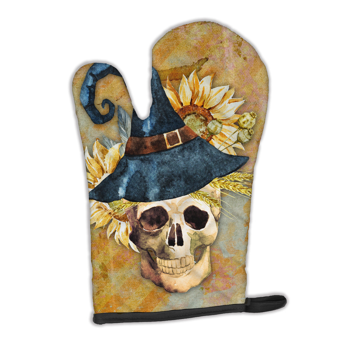 Day of the Dead Witch Skull  Oven Mitt BB5126OVMT  the-store.com.