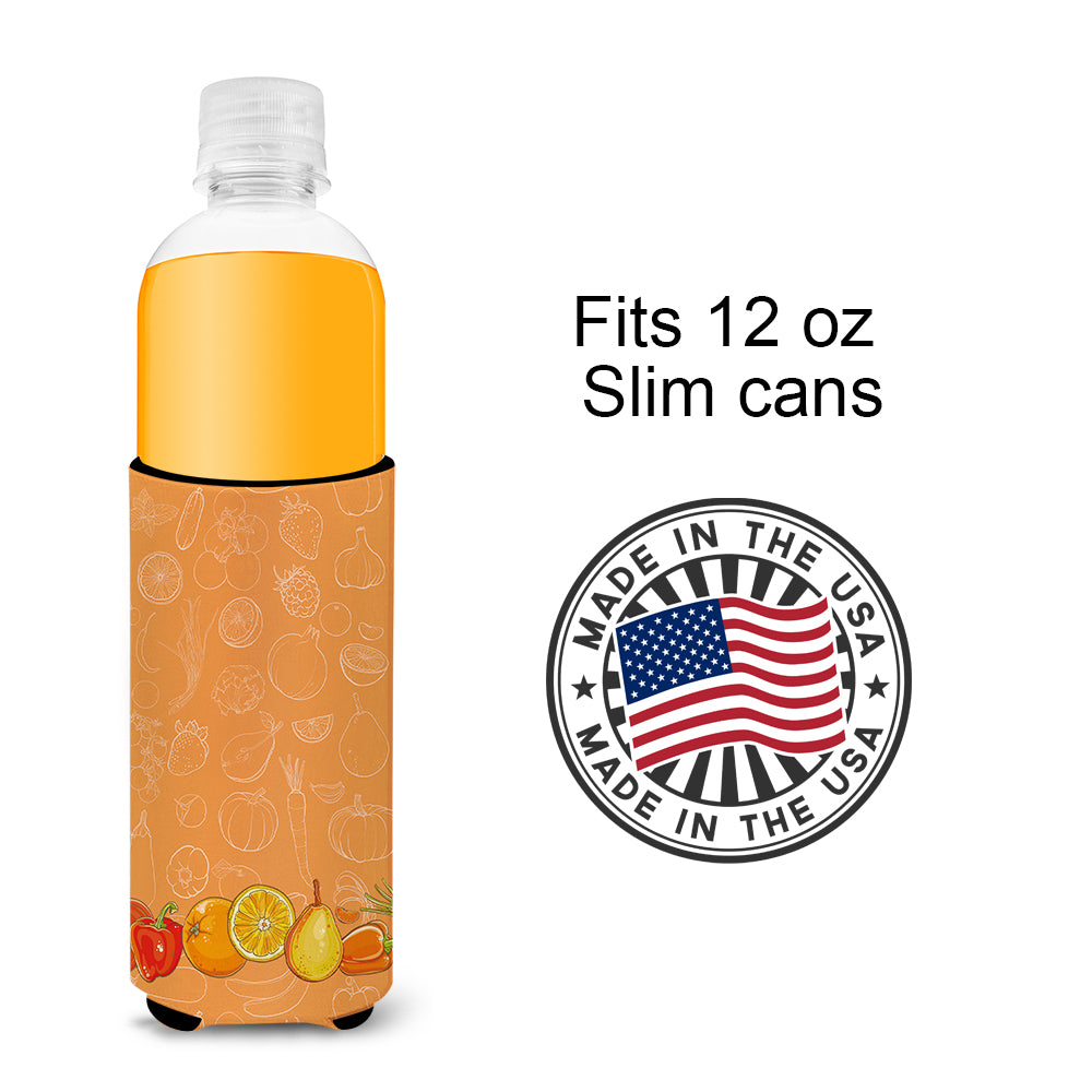 Fruits and Vegetables in Orange  Ultra Hugger for slim cans BB5131MUK
