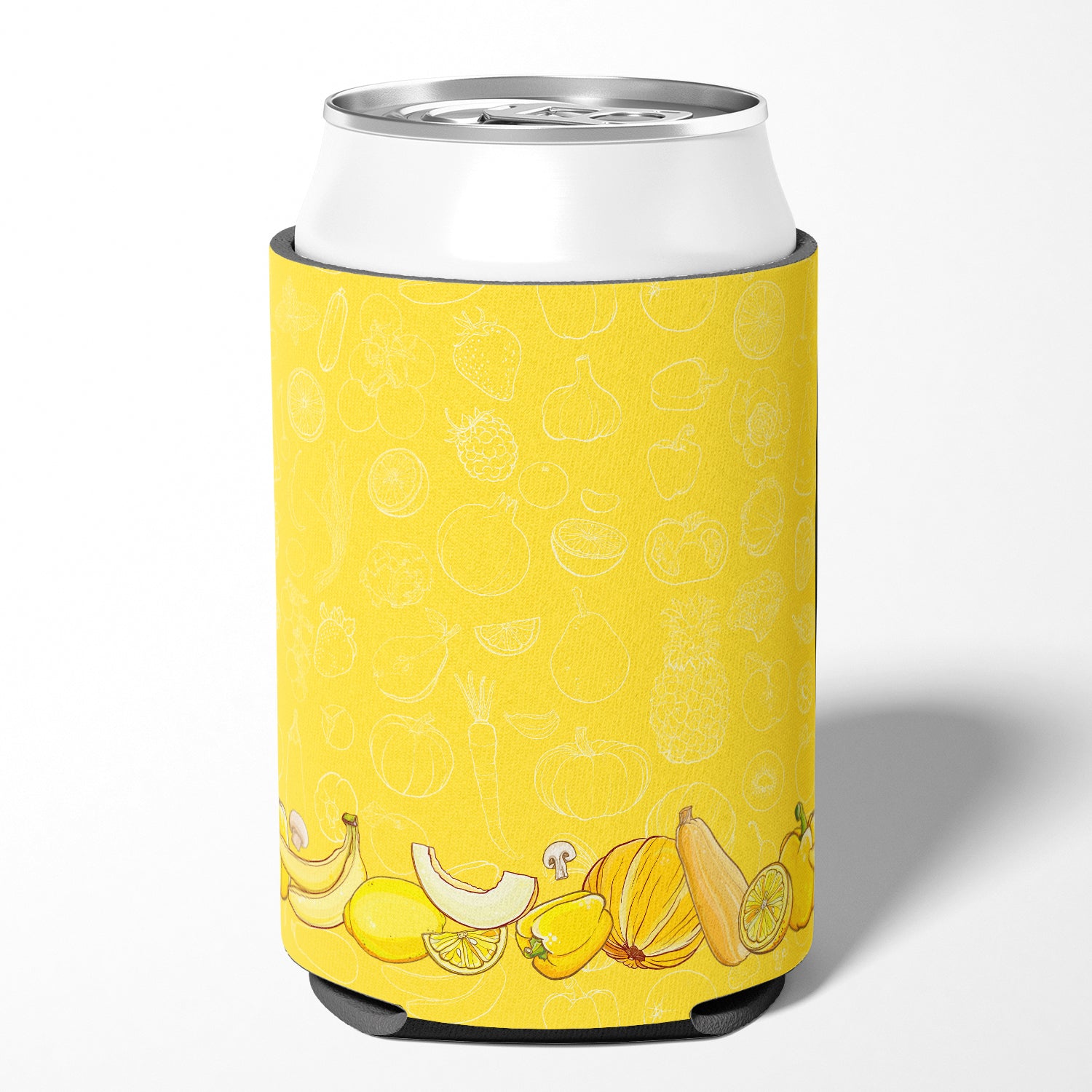 Fruits and Vegetables in Yellow Can or Bottle Hugger BB5134CC  the-store.com.