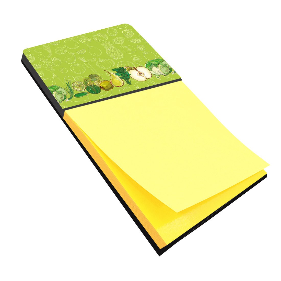 Fruits and Vegetables in Green Sticky Note Holder BB5135SN by Caroline's Treasures