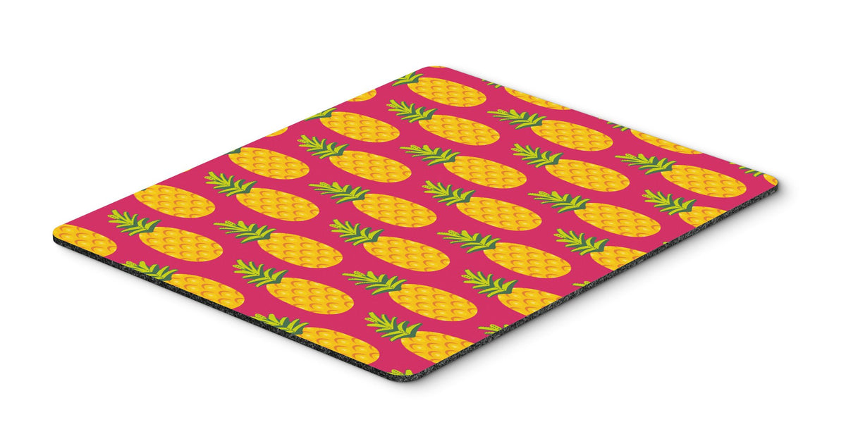 Pineapples on Pink Mouse Pad, Hot Pad or Trivet BB5136MP by Caroline&#39;s Treasures