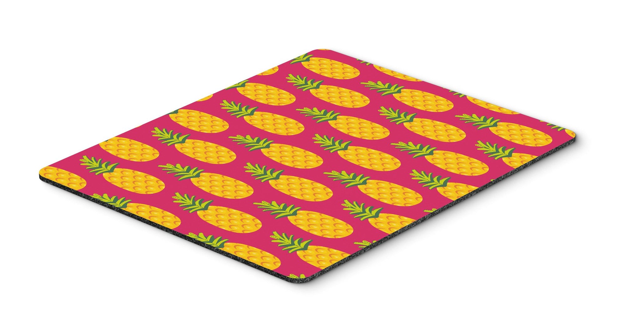 Pineapples on Pink Mouse Pad, Hot Pad or Trivet BB5136MP by Caroline's Treasures