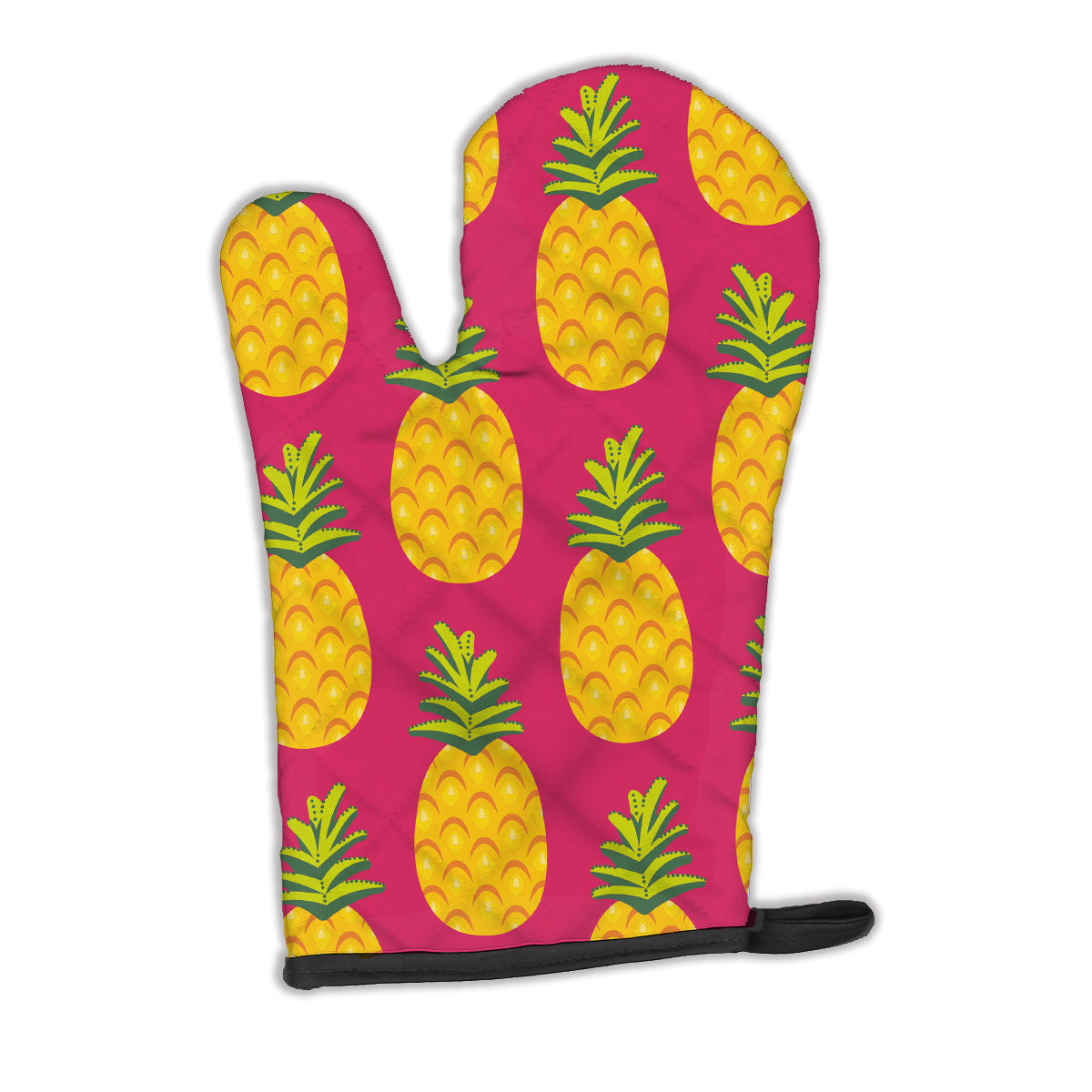 Pineapples on Pink Oven Mitt BB5136OVMT  the-store.com.
